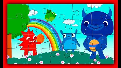 Fun Puzzle & Song For Kids with Funny Endless Monsters - YouTube