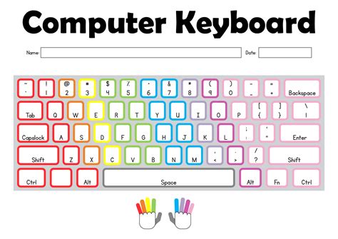 14 Best Images of Printable Keyboarding Worksheets - Typing Keyboard ...