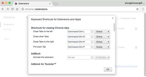 Chrome keyboard shortcut to "close other tabs"? - Super User