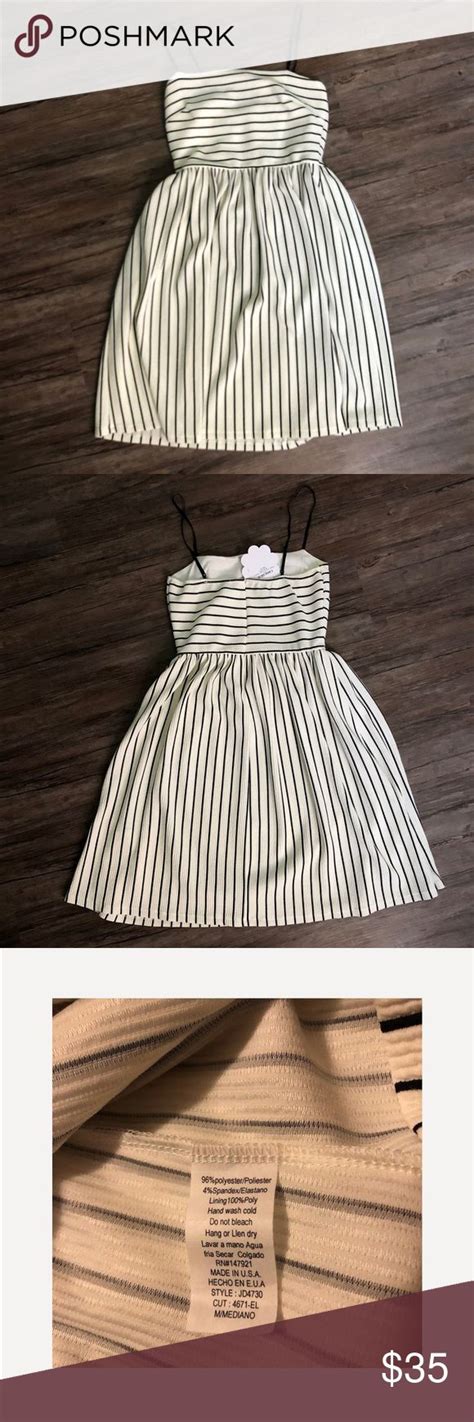 Black and white stripe dress | Striped dress, White striped dress, Dresses