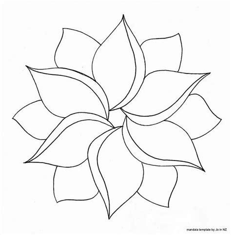 zendala template 2 | Stained glass patterns, Flower drawing, Mosaic ...