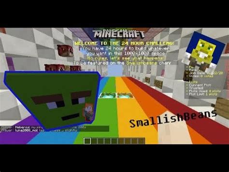 I Was Part Of The SmallishBeans 24 Hour Build Plot!!! - YouTube