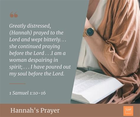 Hannah’s Prayer – 1 Samuel 1:10-16 – Life & Peace Ministries