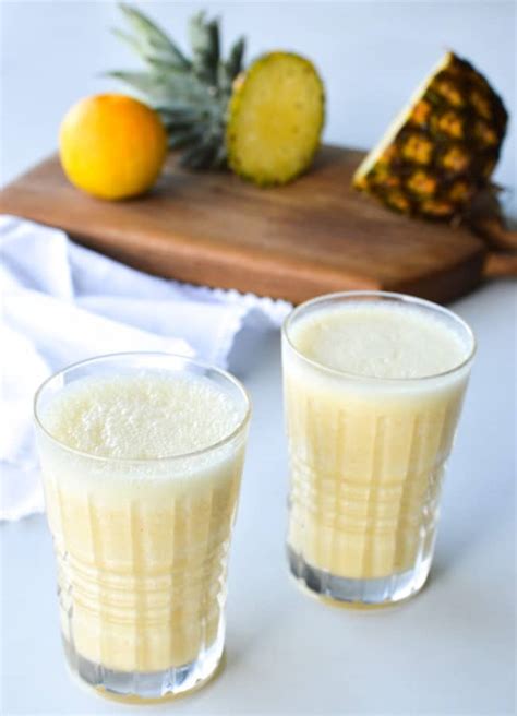 Orange Pineapple Smoothie (Immune supportive) | Well Nourished