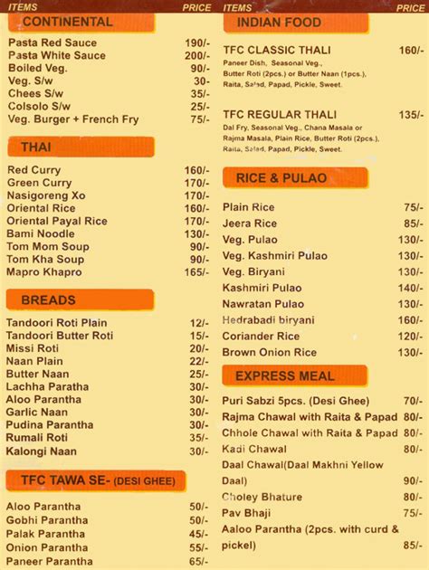 The Food Court Menu, Menu for The Food Court, Greater Noida, Noida ...