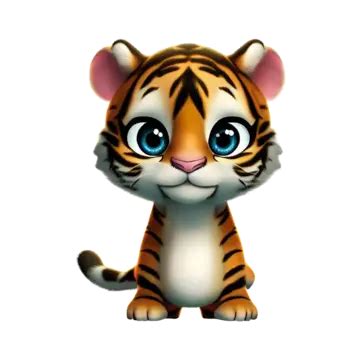 Striped Cub PNG Transparent Images Free Download | Vector Files | Pngtree