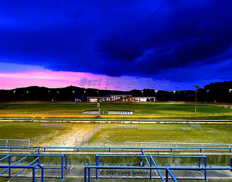 Stormy Birmingham Race Course with Greyhounds and Perseid Meteors