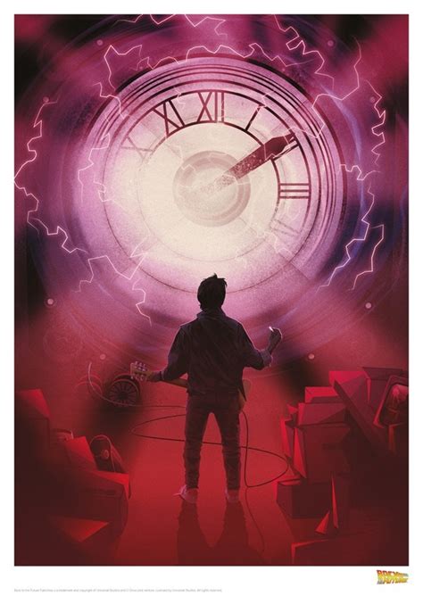 Back To The Future: Clock Limited Edition Print | Print | Free shipping over £20 | HMV Store