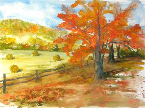 Fall Harvest Painting at PaintingValley.com | Explore collection of ...