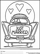 Printable Coloring Sheets Wedding Theme sketch template