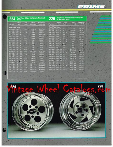 Prime | Vintage Wheel Catalogs