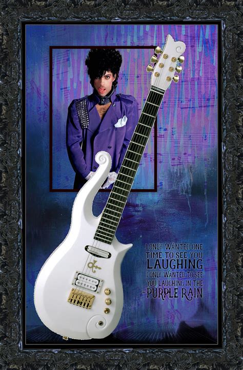 Prince Purple Rain With White Cloud Guitar - Etsy Canada