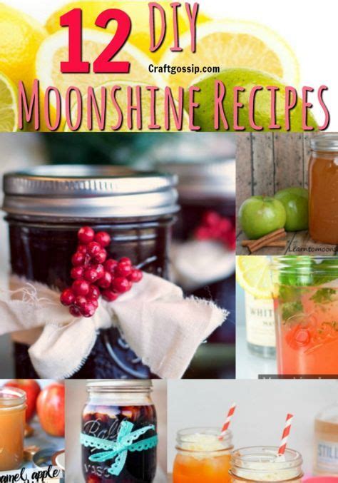 12 DIY Moonshine Recipes | Moonshine recipes, Moonshine recipes ...