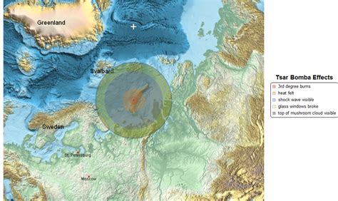 Visualizing the Effects of the Tsar Bomba Nuclear Bomb - Online ...