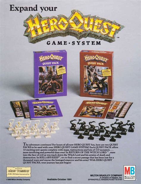 Old School FRP — Two expansion packs for HeroQuest, Return of the...