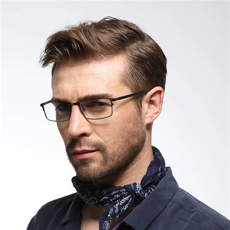 Cubojue Computer Glasses Men Blue tint eyeglasses frame men's ...