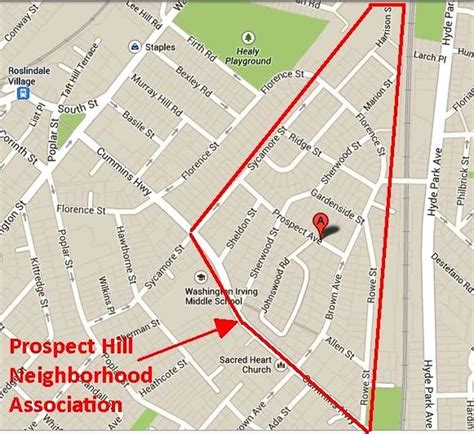 Map - Prospect Hill Neighborhood Association