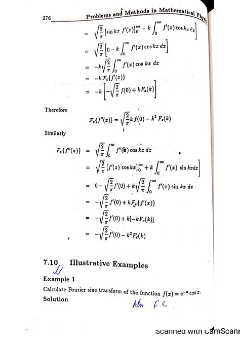 SOLUTION: Fourier transform and its applications - Studypool