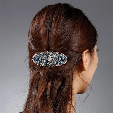 3pcs Hair Clips Vintage Temperament Decorative Crystal Hair Accessories Hairpins Spring Hair ...