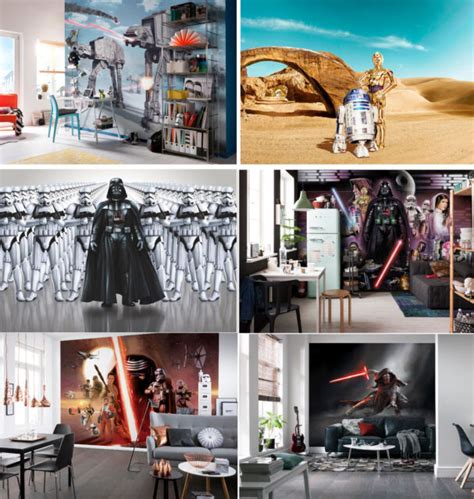 Giant wallpaper 368x254cm Star Wars kids teenagers bedroom wall mural ...