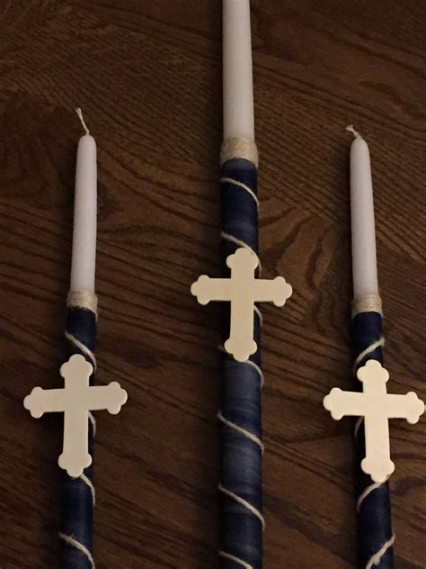 Cross Orthodox Baptism Set in Navy or Pink | Etsy