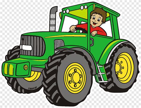 John Deere Tractors Cartoon