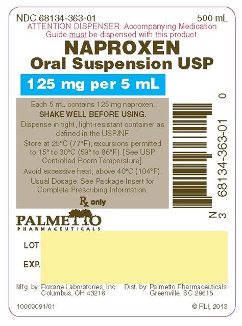 Naproxen - FDA prescribing information, side effects and uses