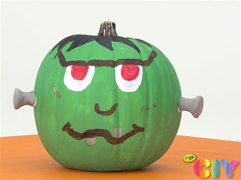 10 Easy Frankenstein Pumpkins