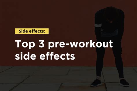 Pre-workout: side effects and benefits