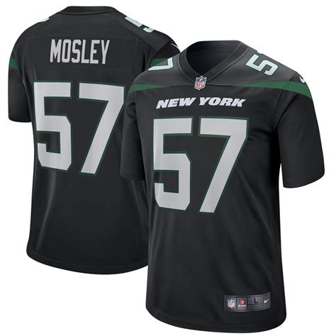 C.J. Mosley New York Jets Nike Game Jersey - Stealth Black