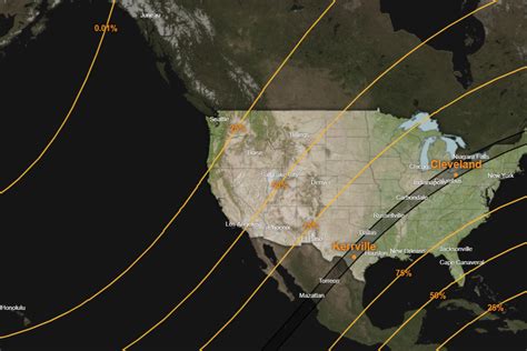 Upcoming Solar Eclipse Map - Karon Brunhilde