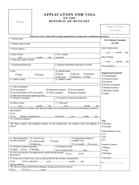 Hungary work permit sample: Fill out & sign online | DocHub