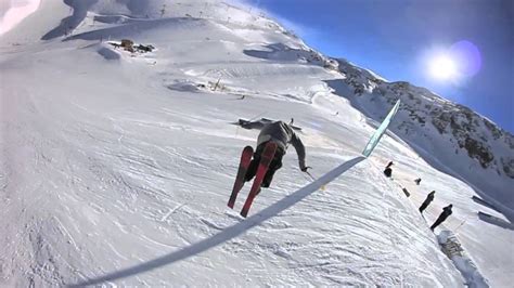 Fun in Les 2 Alpes snowpark ! - YouTube