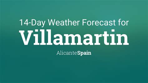 Villamartin, Alicante, Spain 14 day weather forecast