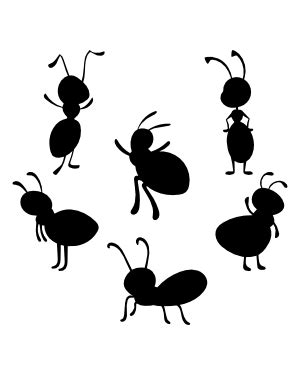 Ant Silhouette Clip Art