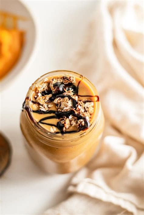 Pumpkin Gingerbread Smoothie - Running on Real Food