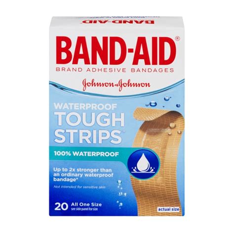 Save on Band-Aid Bandages Tough Strips Waterproof 1 x 3 1/4 Inch Order Online Delivery | Stop & Shop