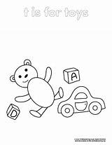 Toys Coloring Page sketch template