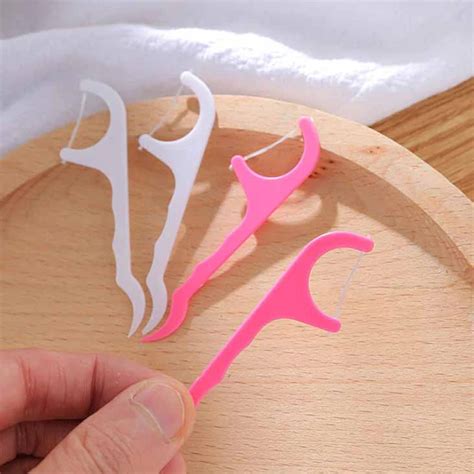 Disposable Plastic Toothpicks Teeth Cleaning Whitening Dental Flosser Teeth Tools Cleaning Mouth ...