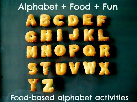 Alphabet + Food + Fun (Food-based alphabet activities) – Tales from Mamaville