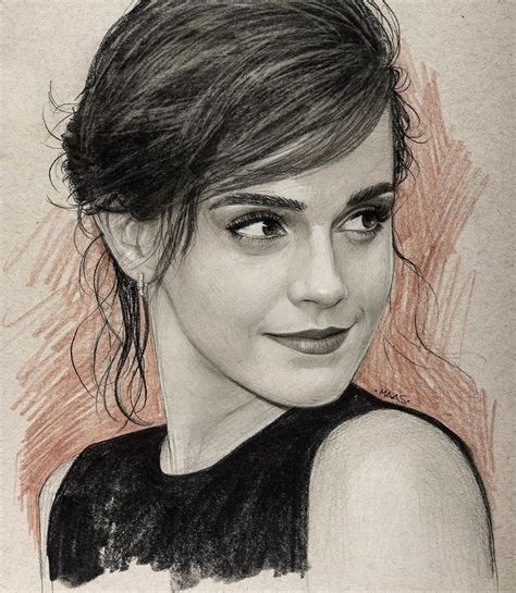 Since its Friday the 13th, how about a new drawing of everyone's favourite witch: @emmawatson ...