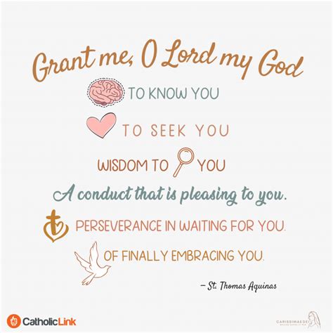 Grant Me, O Lord | St. Thomas Aquinas Prayer - Catholic-Link