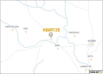 Kountze (United States - USA) map - nona.net