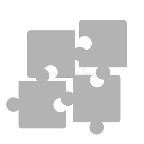 Image of Puzzles, Assembling Puzzle, Vector Illustration Stock Vector - Illustration of attached ...