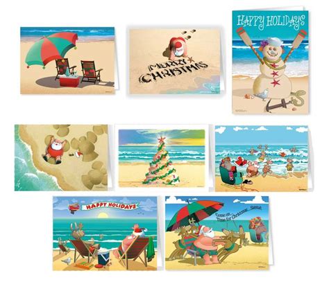 Beach Christmas Variety Pack | Beachy christmas cards, Beach christmas card, Beach themed ...