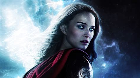 Jane Foster Marvel Comics Natalie Portman Thor 4K HD Thor Love and Thunder Wallpapers | HD ...