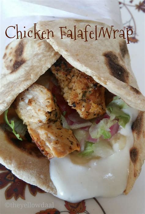 Grilled Chicken Falafel/Wrap | Easy & Healthy Chicken Wrap With Step By Step Picturesres ...