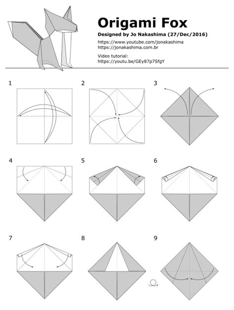 Origami Fox Instructions