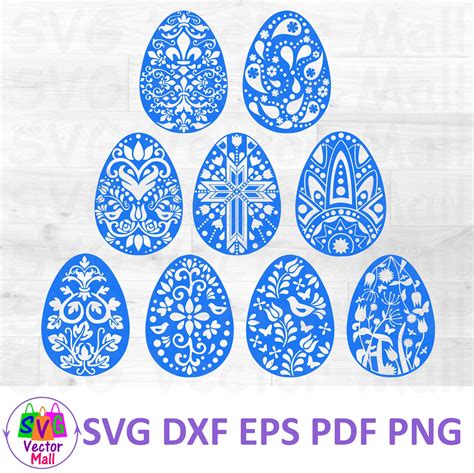 Easter Egg SVG, Easter Clipart, SVG Bundle, Easter SVG, Easter Egg Clipart, Digital Download ...