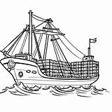 Cargo Ship coloring Pages  ColoringLib sketch template